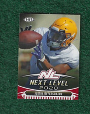 JUSTIN JEFFERSON - 2020 SAGE HIT NEXT LEVEL ROOKIE CARD # 95 - VIKINGS - NFL. rookie card picture