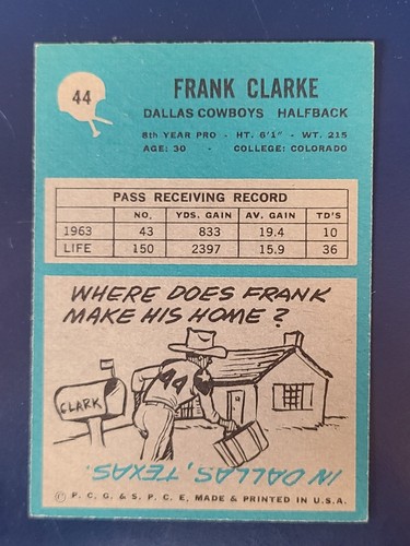Tarjetas de fútbol americano Philadelphia 1964 completan el conjunto que elijas #1 - 98 - Imagen 87 de 195