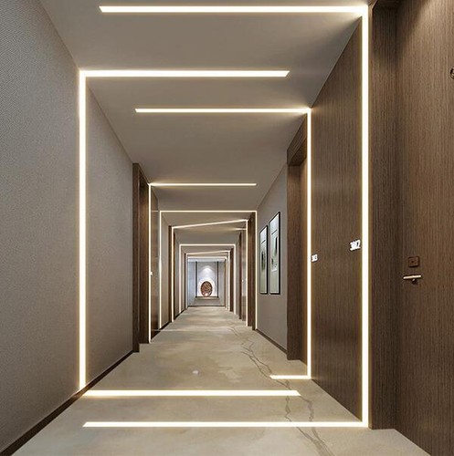 LED Aluminium Profil Unterputz Leiste Rigips Trockenbau 1M Lang für LED-Streifen - Bild 5 von 16