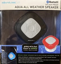Aqua All Weather Speaker Soundlogic XT Bluetooth Splash Proof USB Rechargeable