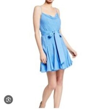 ALICE + OLIVIA  - Webber Cowl-Neck Godet Dress w/ Belt Woman’s Size 12