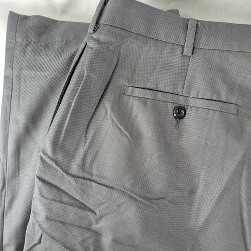 Contigo Mens Pants Size 40 X 32 Gray Straight Leg Mid Rise - Picture 8 of 12