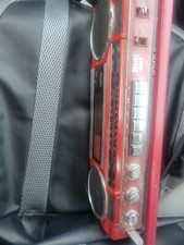 Vintage Sanyo Boombox Stereo AM/FM/Shortwave Radio Cassette M7150K Red