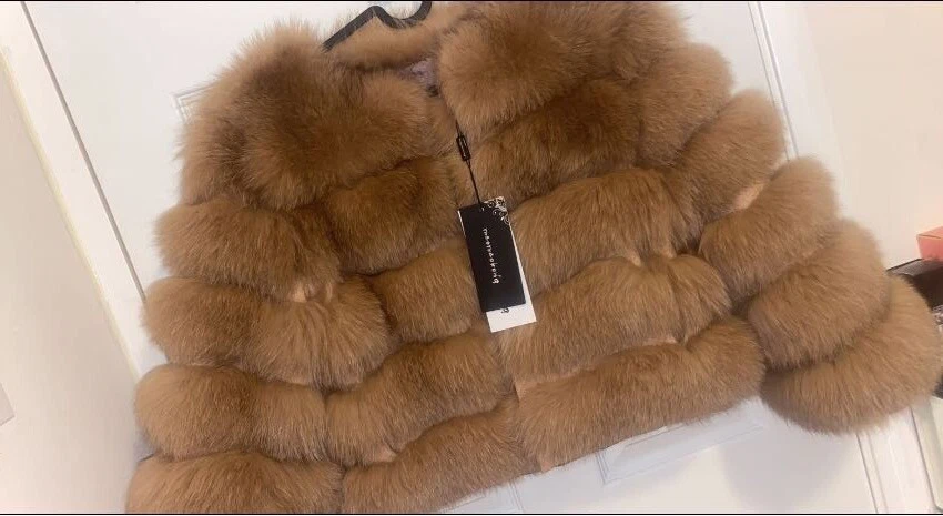 Real Fox fur jacket, brand new with tags. - Image 2 of 2