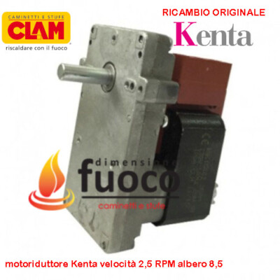 GETRIEBEMOTOR KENTA 2,5 RPM WELLENDURCHMESSER 8,5 FÜR PELLETOFEN CLAM - 2052