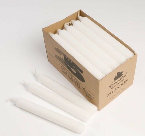 25 - Velas de cena cónicas de cera de parafina sin perfume 190 mm - Imagen 21 de 41