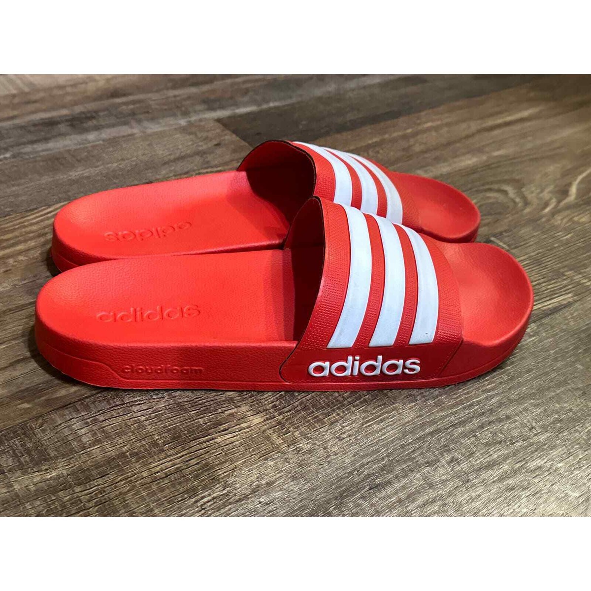 Adidas Adilette Aqua Slide, Solar Red, New w/o box, size