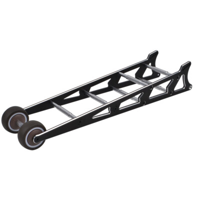 Wheelie Bar In Alluminio CNC Per Traxxas Stampede 4X4 1/10 - RC Modello Premium Antiwheelie - 2