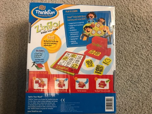 Zingo! Bingo with a Zing Game Brand New Sealed Package 2009 great learning game! - Picture 2 of 4