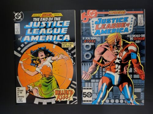 Justice League America #245 #259 - 1985 DC Comics "Crisis" (2 Comic Lot)  - Picture 1 of 15