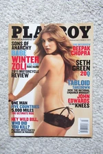 PLAYBOY MAGAZINE MARCH 2011 WINTER ZOLI / DEEPAK CHOPRA INTERVIEW