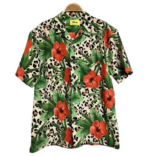 Men's Floral Luau Button down short sleeve Alabama Crimson Tide