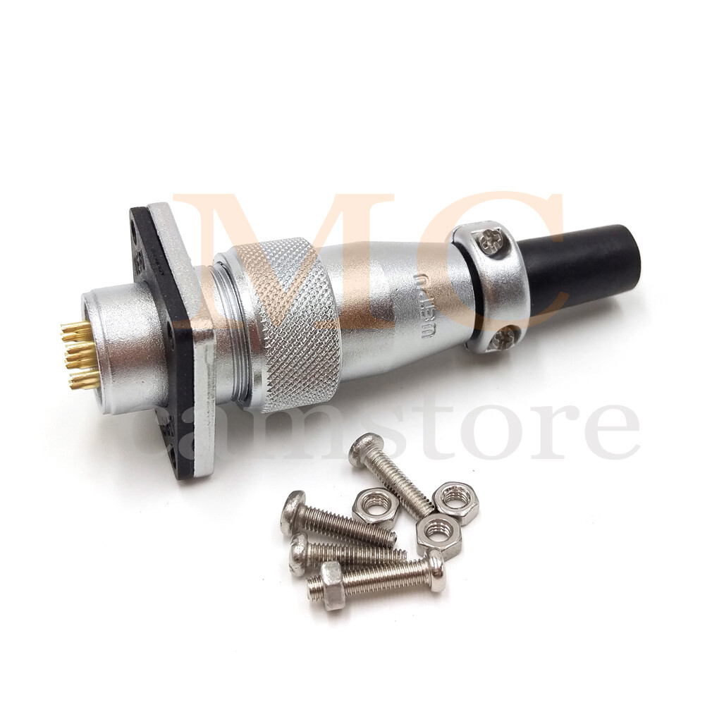 HangTon WS20 3 Pin Aviation Circular Connector Male Plug Female Panel Socket 25A High Voltage Power Electrical for Automotive Outdoor Application HangTon WS20 3 Pin Aviation Circular Connector Male Plug Female Panel Socket 25A High Voltage Power Electrical for Automotive Outdoor Application