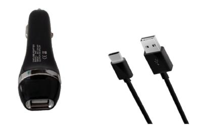 Car Charger+5ft USB Cord for Samsung Galaxy Tab A7 Lite Tablet SM-T220 T225 2021