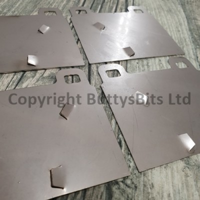 VW T2 , T25/T3 Anti squeal shims for ATE Calipers (With Tabs)