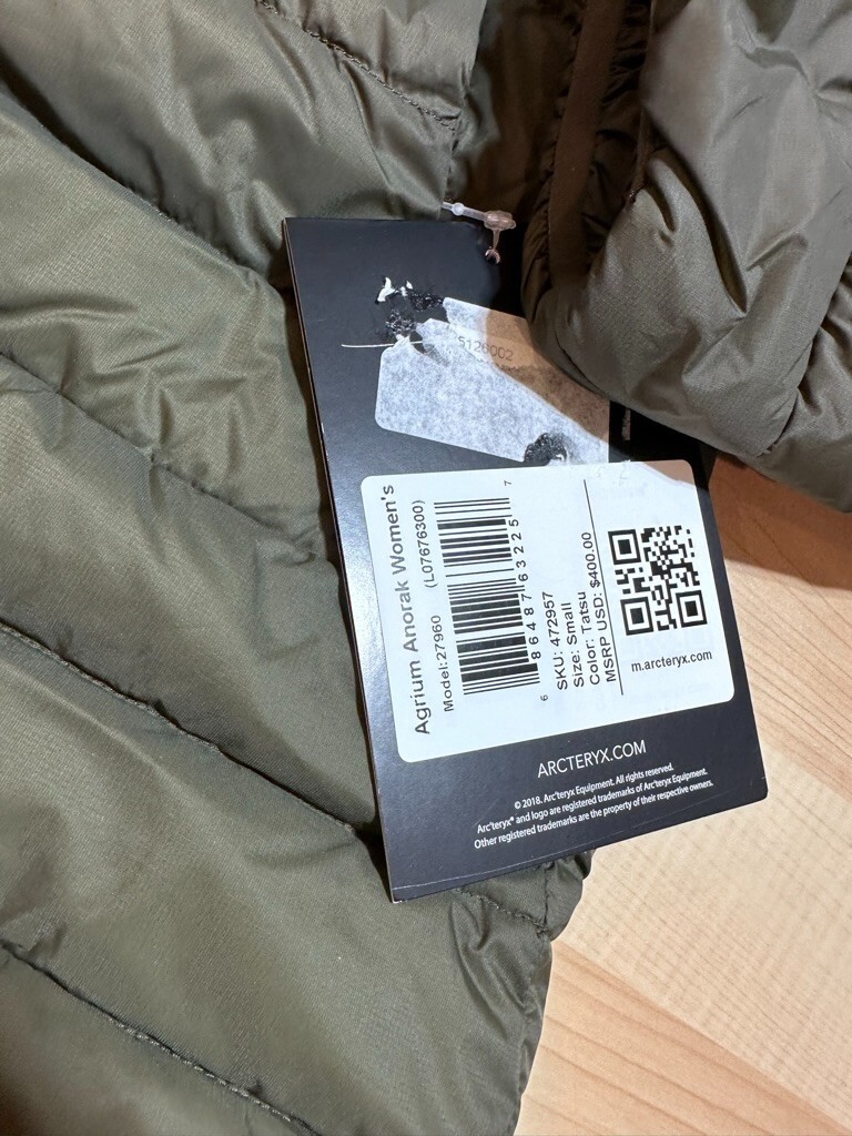 Felpa con cappuccio Arc'teryx donna Agrium con cappuccio e giacche 1 2 cerniera tatsu verde oliva S