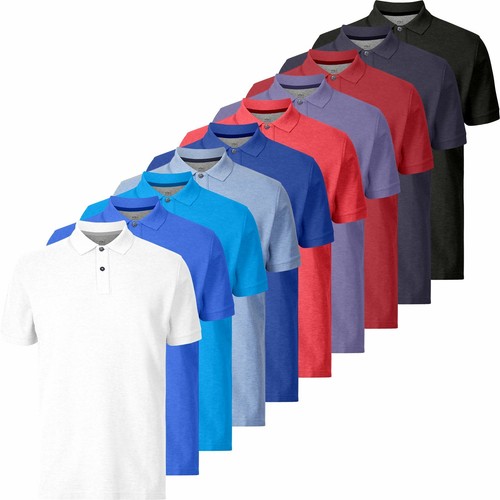 M\u0026S Mens Short Sleeve Plain Pique Polo 