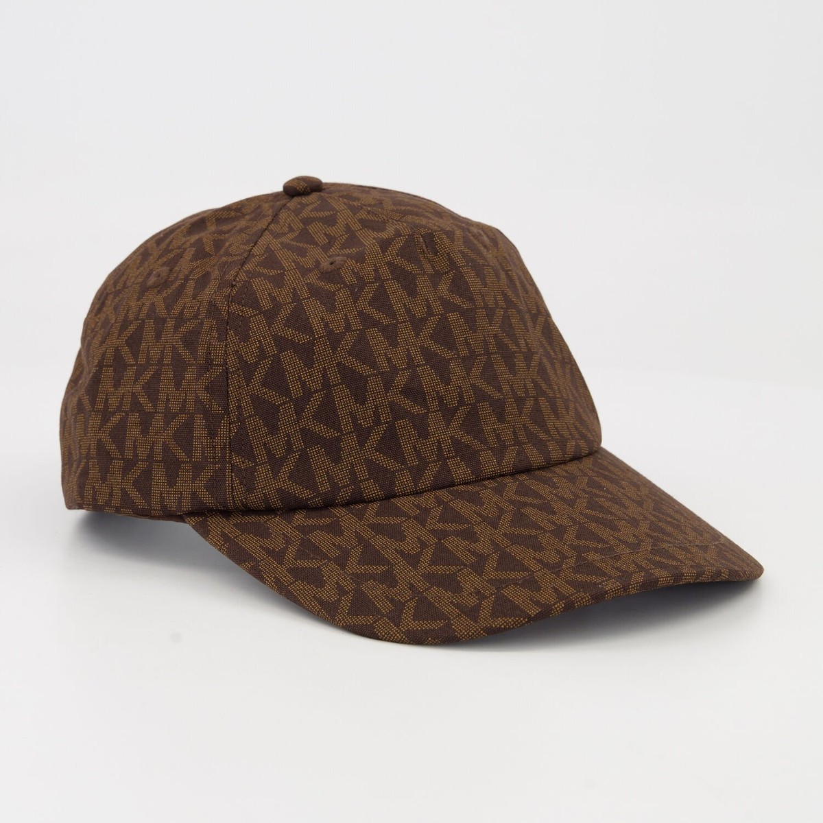 Michael Kors Monogram MK Logo Brown Baseball Cap Hat Unisex One