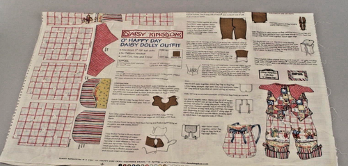 DAISY KINGDOM FABRIC PANEL O'HAPPY DAY DAISY DOLLY OUTFIT CUT & SEW #1907 - Picture 2 of 4