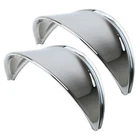 Empi 6450 Chrome Headlight Eyebrow With Smooth Finish, Pair