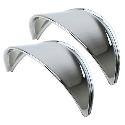 Empi 6450 Chrome Headlight Eyebrow With Smooth Finish, Pair