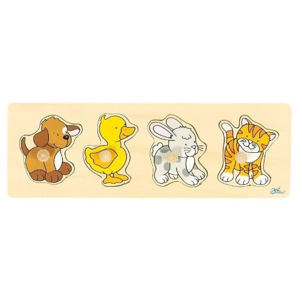 GoKi Wooden Animal Puzzle, 4 Pieces