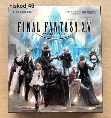 FINAL FANTASY XIV SSD 500GB【I-O DATA】 FINAL FANTASY XIV I-O DATA Collabo Portable SSD 500GB USB 3.2 Gen