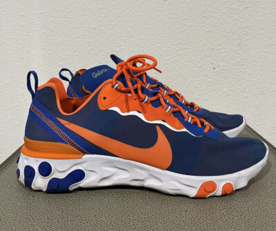 Nike React Element 55 Florida Gators CK4855-400 Mens Size 12.5 Rare Grail