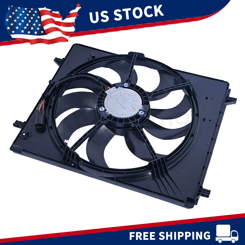 FOR 2014 - 2016 Maserati Ghibli Electric Radiator Fan 3.0T V6 Engine 670102597