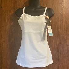 Spanx Assets Adjustable Convertible Straps Tank Top White Large HTF - NWT