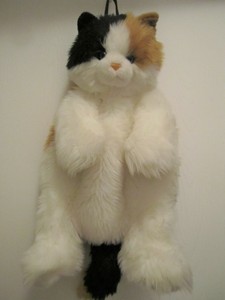 plush cat backpack