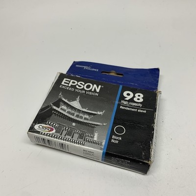 GENUINE EPSON 98 BLACK INK  T098120 HIGH CAPACITY EXP 06/2021NEW FACTORY SEALED