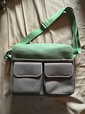 MAD RABBIT KICKING TIGER M.R.K.T. Vegan Briefcase / Messenger / Shoulder Bag