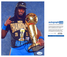 Luguentz Dort 'OKC Thunder' Signed 8x10 Photo ACOA Lu
