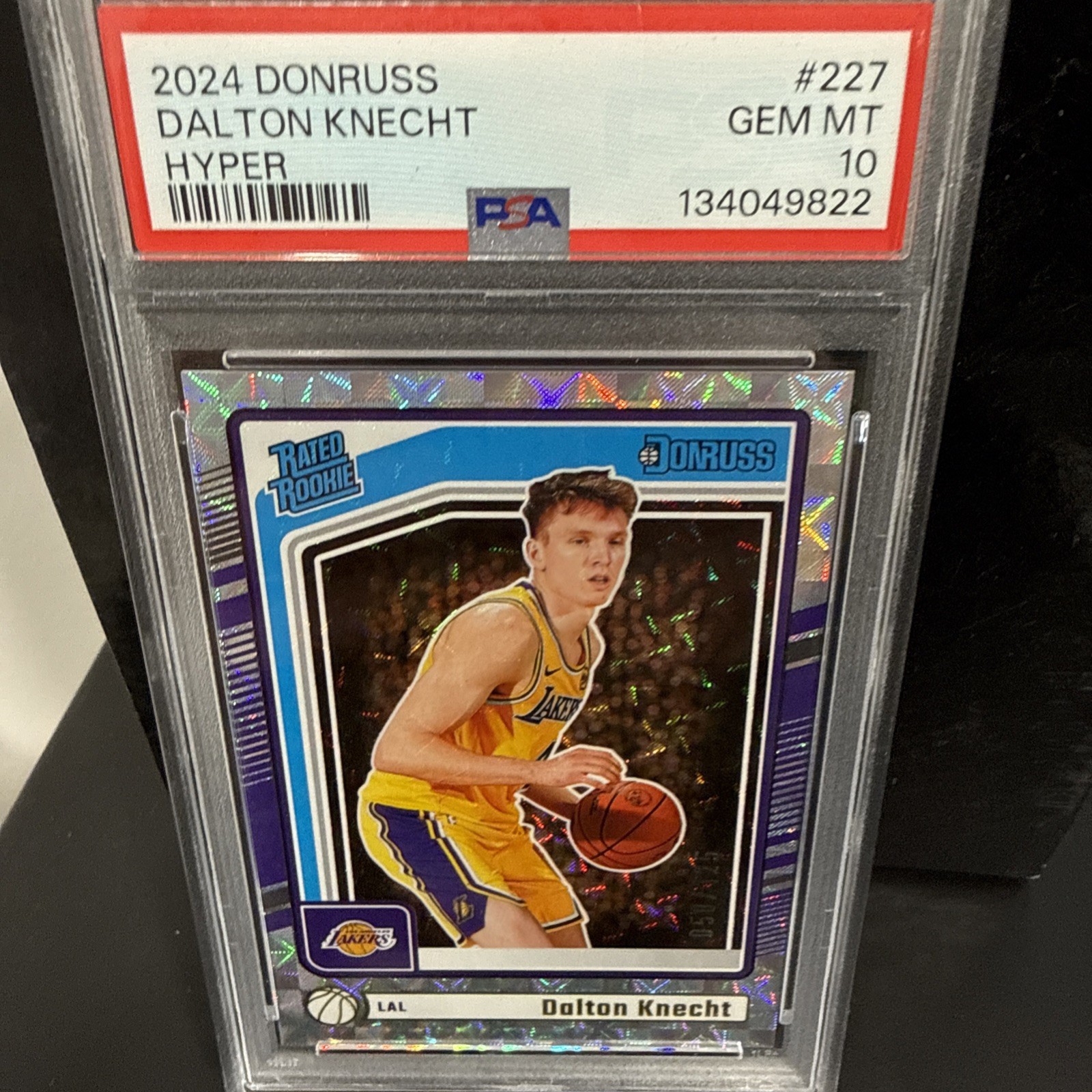 2024-25 Panini Donruss - Rated Rookie Dalton Knecht #227 Hyper /125 (RC) 10‼️
