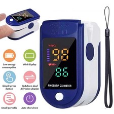 2Pcs Finger Tip Pulse Oximeter SpO2 Heart Rate monitor blood oxygen Meter Sensor