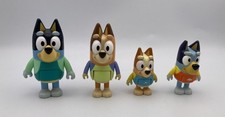 Bluey Family  Friends Figure Beach Pool BANDIT, CHILLI, BLUEY, BINGO Swimsuits