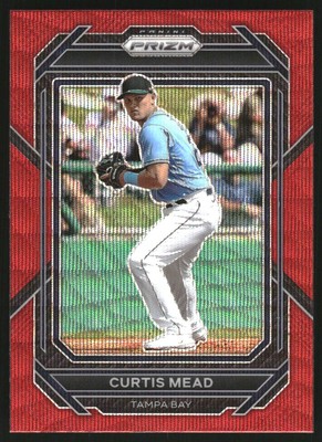 2023 Panini Prizm Prizm Ruby Wave #119 Curtis Mead 