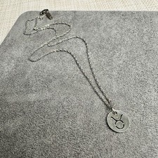 Kette Edelstahl Sternzeichen Stier 45 cm Damen Schmuck Astrologie