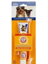 Oral Dental Care Dog Dental Kit Toothbrush Toothpaste Finger Brush