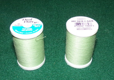Dual Duty All Purpose Polyester Thread, 250 yards, Nile Green (6180)