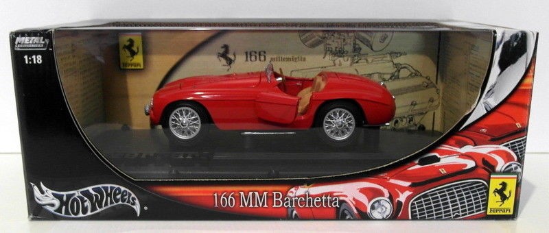 Hot Wheels Ferrari 166 Mm Barchetta 1949 1:18 B6054