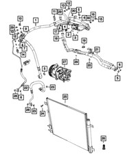 Genuine Mopar A/C Charge Valve Cap 68298113AA