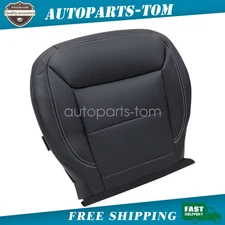 Driver Bottom Perforated Leather Seat Cover Black For 2020-2024 Ford Explorer