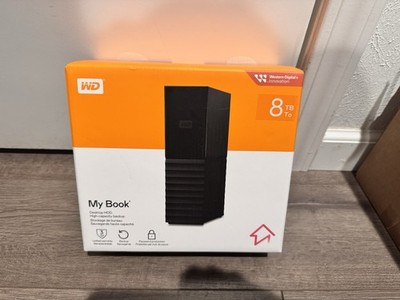 Western Digital 8TB WD My Book External Hard Drive HDD - WDBBGB0080HBK-NESN