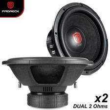 PRORECK 715 D2 15" 2400W Subwoofer 800W RMS Dual 2 Ohm Summer Ready Car Bass