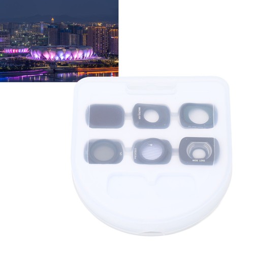 6 In 1 ND Filters Set Wide Angle Macro 1/4 CPL Filters Kit For Osmo Pocket3 BEA - Picture 5 of 12