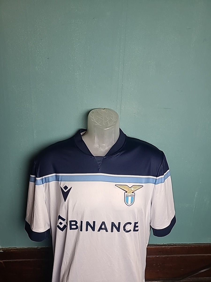 Soccer Jerseys Macron Lazio Jersey FC Lazio White Blue Soccer