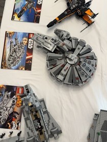 Rare LEGO Star Wars Lot | Falcon, Poe&rsquo;s X-Wing, Kylo Ren Shuttle, Transporter