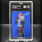 SQUALL - TAG 10 - Magic MTG Final Fantasy ART SERIES GOLD STAMP 47/53